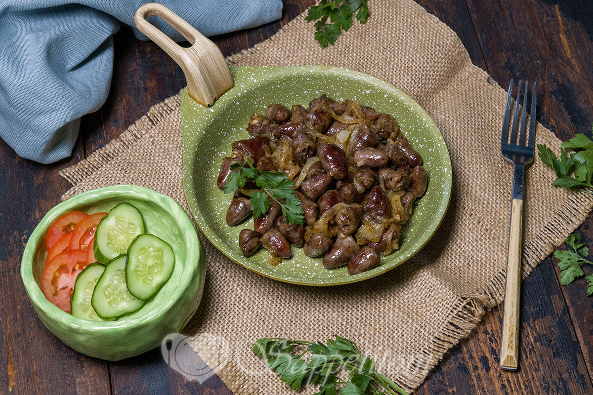 Куриные сердечки