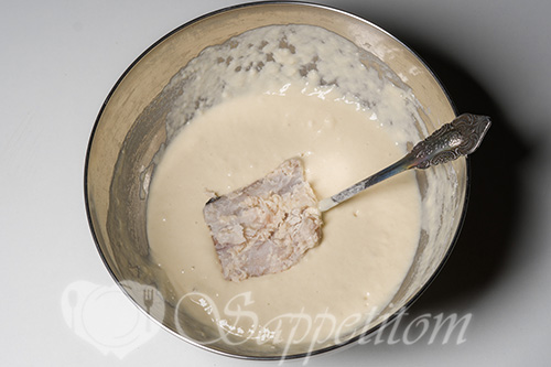 Рыба в кляре #шаг 8