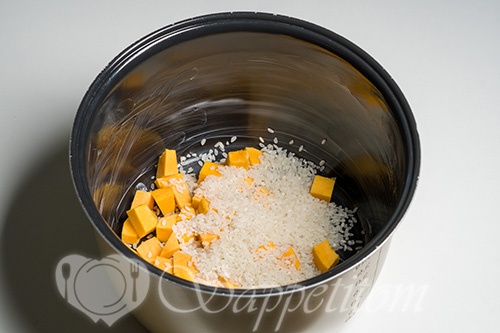 Рисовая каша с тыквой #шаг 3