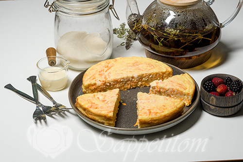 Морковная запеканка #шаг 9