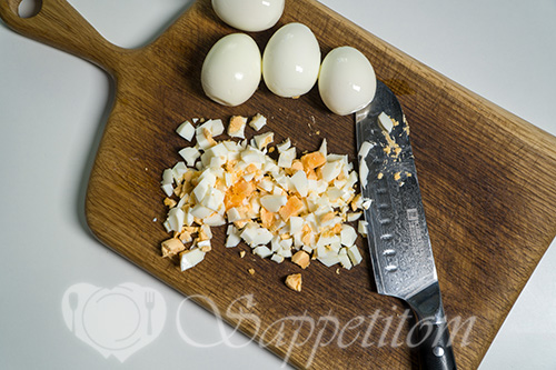 Пирожки с луком и яйцом #шаг 9