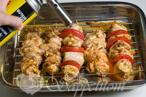 Куриный шашлык в духовке #шаг 8
