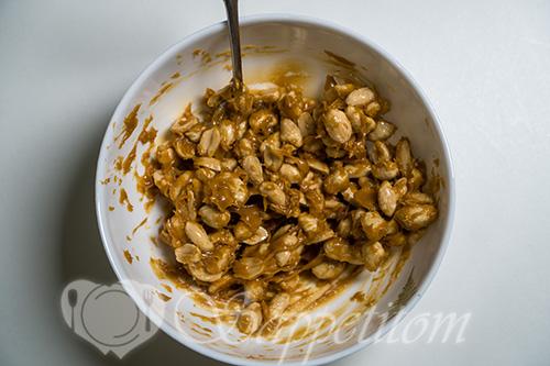 Торт Сникерс #шаг 19