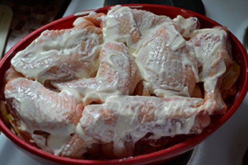 Курица с картошкой запеченная в духовке #шаг 8