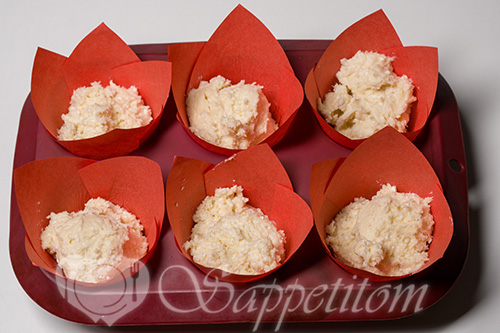 Творожные кексы в формочках #шаг 9