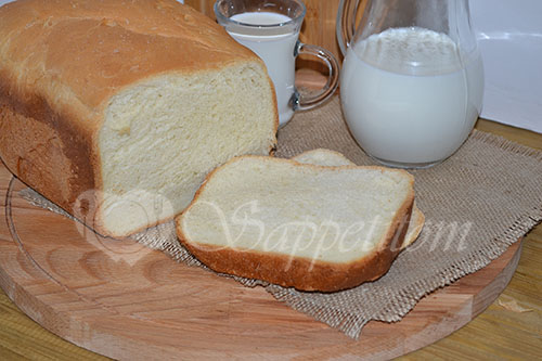 Молочный хлеб в хлебопечке #шаг 4