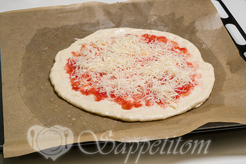 Пицца без дрожжей #шаг 11