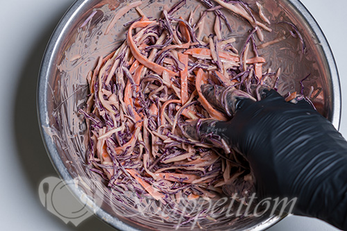 Салат Коул Слоу #шаг 6