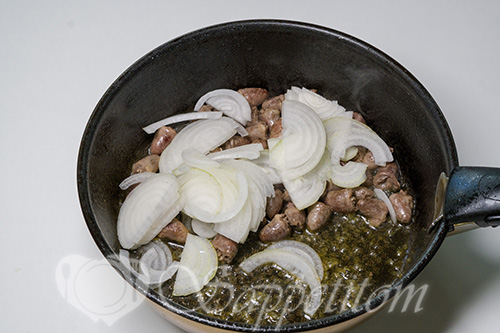Куриные сердечки #шаг 10