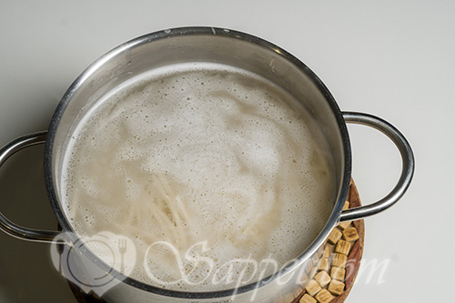 Вок с креветками #шаг 4