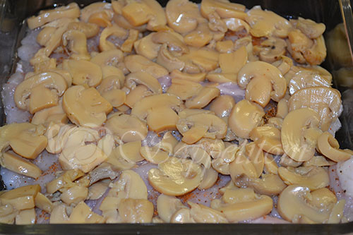 Картофельная запеканка с курицей и грибами #шаг 2