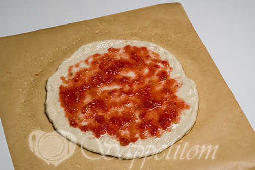 Пицца без дрожжей #шаг 9