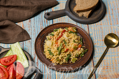 Булгур с овощами #шаг 8