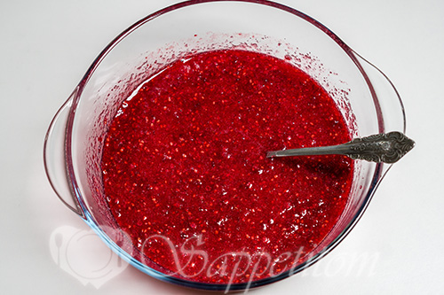 Малина с сахаром #шаг 3