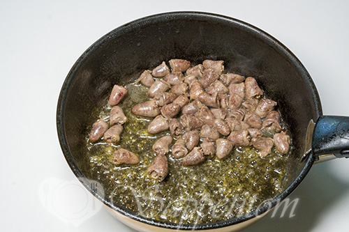 Куриные сердечки #шаг 9