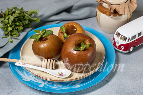 Печеные яблоки рецепт
