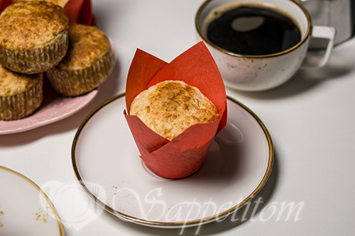 Творожные кексы в формочках