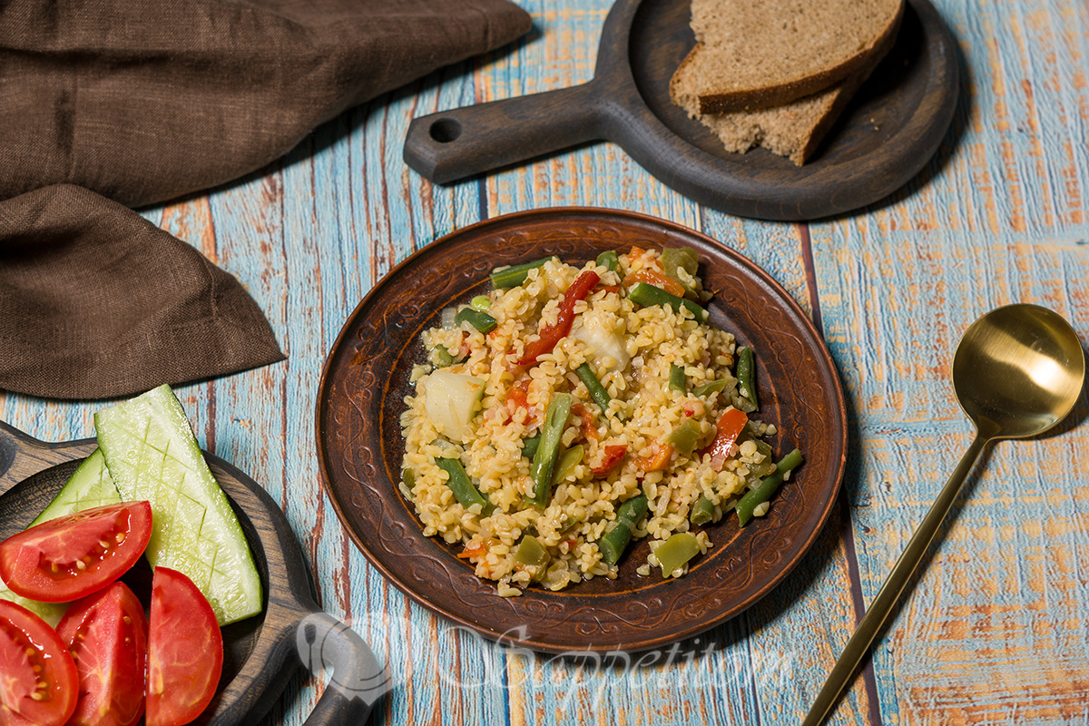 Булгур с овощами