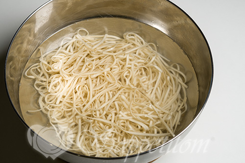 Вок с креветками #шаг 5