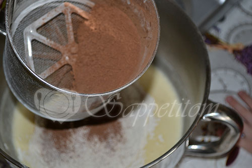 Шоколадный бисквит #шаг 6