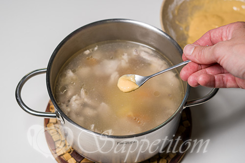 Суп с клецками #шаг 9