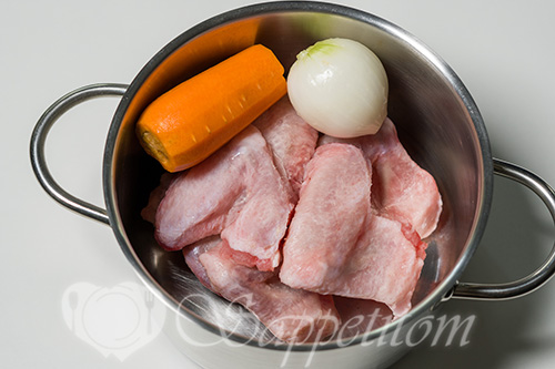 Куриный суп с рисом #шаг 1