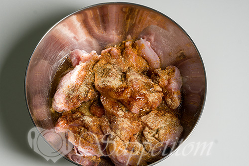 Куриный шашлык в духовке #шаг 2