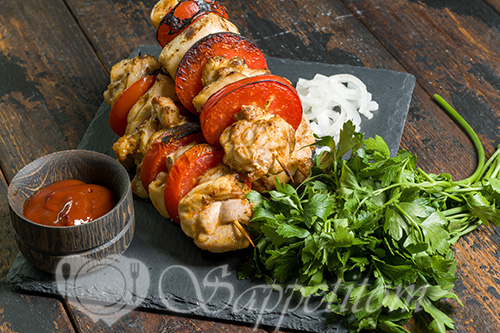 Куриный шашлык в духовке #шаг 10