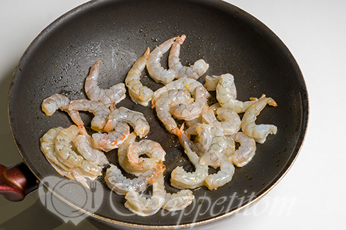 Вок с креветками #шаг 9