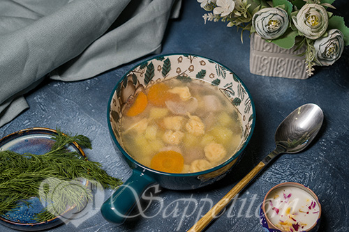 Суп с клецками #шаг 12