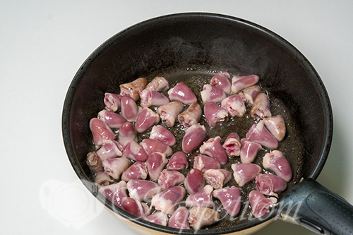 Куриные сердечки #шаг 4