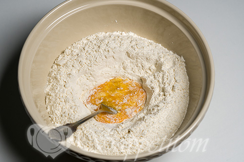 Тесто для пельменей #шаг 2