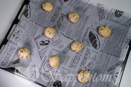 Печенье с шоколадной крошкой #шаг 7