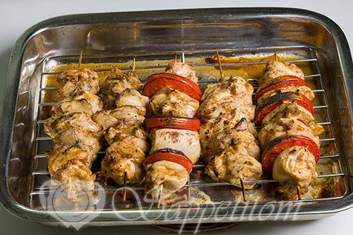 Куриный шашлык в духовке #шаг 9