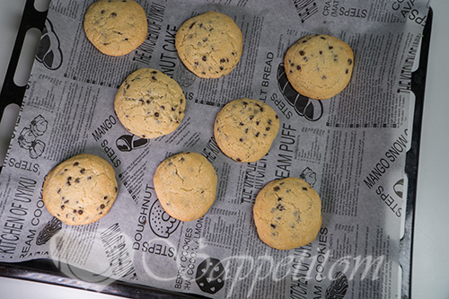 Печенье с шоколадной крошкой #шаг 8