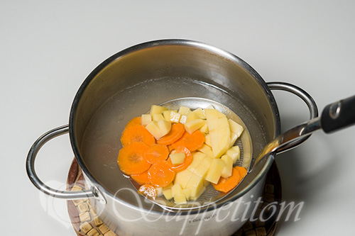 Суп с клецками #шаг 3