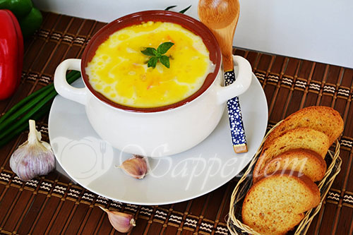 Сырный суп с курицей "По-французски"
