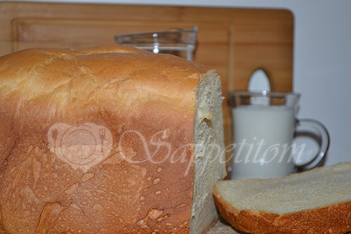 Молочный хлеб в хлебопечке #шаг 5