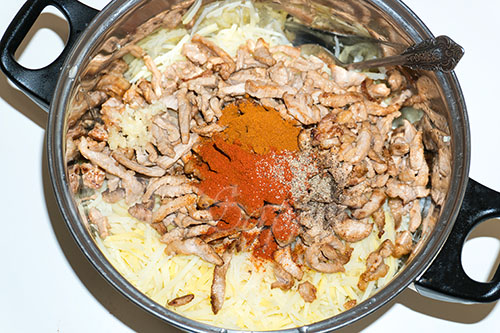 Картофель по-корейски "Камди Ча" #шаг 10