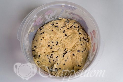 Печенье с шоколадной крошкой #шаг 6