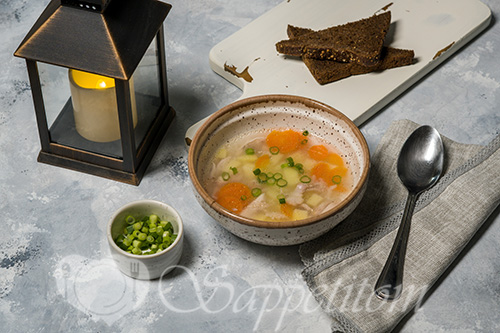 Куриный суп с рисом