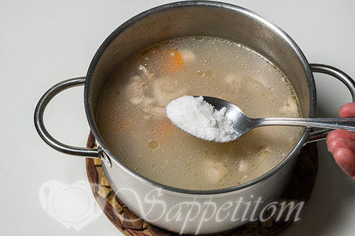 Куриный суп с рисом #шаг 7