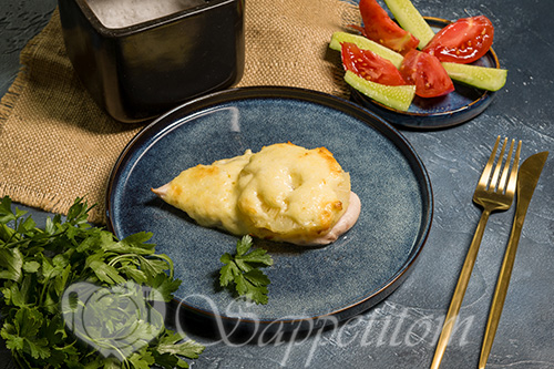 Курица под ананасами в духовке #шаг 8