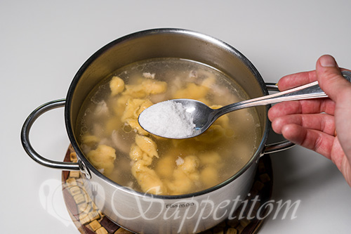 Суп с клецками #шаг 11