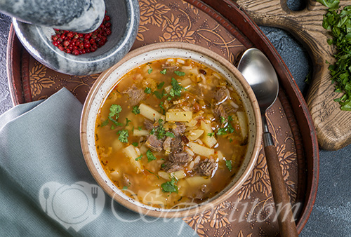 Суп харчо с картошкой #шаг 19