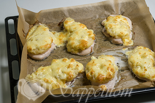 Курица под ананасами в духовке #шаг 7