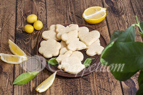 Лимонное печенье фигурное
