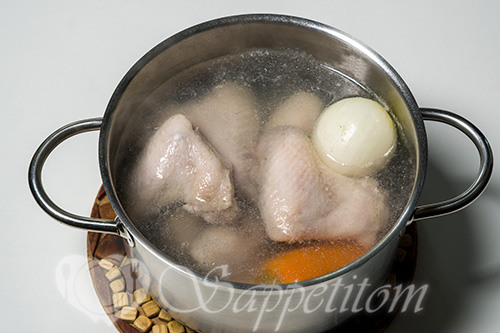 Куриный суп с рисом #шаг 3