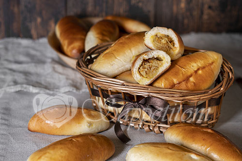 Пирожки с капустой в духовке