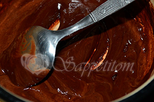Шоколадная глазурь #шаг 2